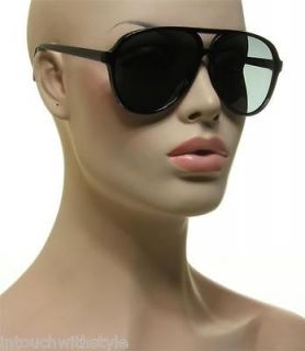 Mens Or Womens Aviator Sunglasses Black Frame Pilot Driver Model