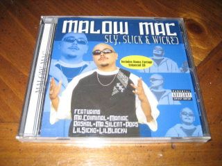 Chicano Rap CD Malow Mac   Sly Slick & Wicked   Mr Criminal Lil Sicko