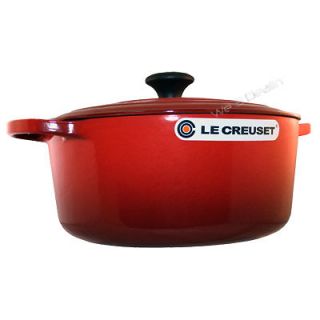 Le Creuset Signature 7.25 Qt Cast Iron Round French Oven Cherry Red