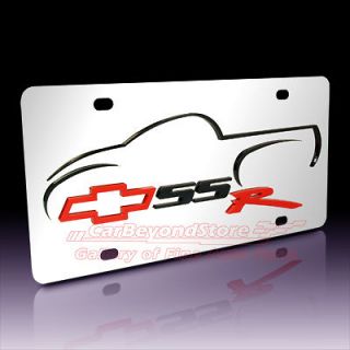 Chevrolet SSR Polished Steel License Plate, New Licensed Product