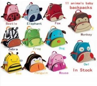 Hot Lovely Animal Shape Baby Child Oxford canvas ANIMAL backpack