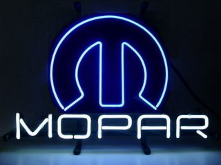 New Mopar Neon Light Sign Gift Dodge Garage Display Pub Home Beer Bar