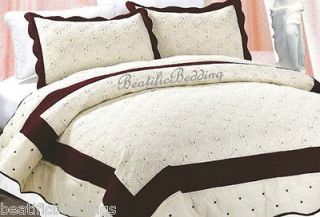 Reversible Quilst Burgundy Bedspreads Queen Coverlets Bedding in Bags