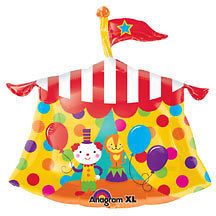 CIRCUS Carnival Big Top Tent Clowns Birthday Party Balloon