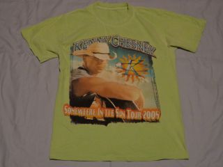 Kenny Chesney Somewhere in the Sun Tour 2005 Mens size Small T Shirt