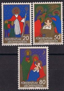 Liechtenstein 1981 Christmas,Nativity,Star,St Nicholas,Adoration