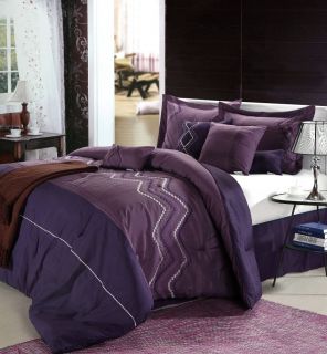 solid purple comforter in Comforters & Sets