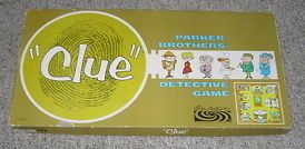 CLUE Family Mystery Detective Game Parker Brothers 1963 COMPLETE