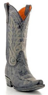 Mens Classic Western Style Old Gringo Boots Nevada in Galaxia Black