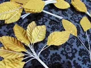 144 Poly Silk Leaf 4 Wire Stem Artificial Floral Craft/Christmas/trim