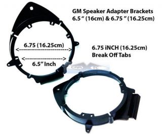Car Speakers Rear Door Adapter 6.5 & 6.75 GM634R
