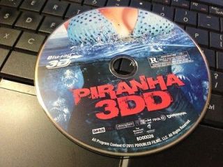 Blu ray3D; Piranha 3DD; Disc Only Never Layed