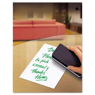 Avery Peel & Stick Dry Erase Sheets, 8 1/2 x 11, White, 5/Pack