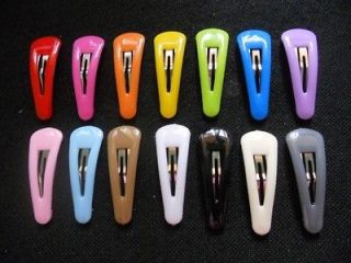 Assorted color hair clip with plastic cover size 50 mm mix 14 colors