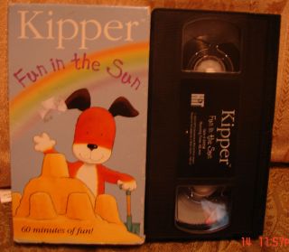 KIPPER THE DOG FUN IN THE SUN Vhs Video Includes 7 Adorable Episodes