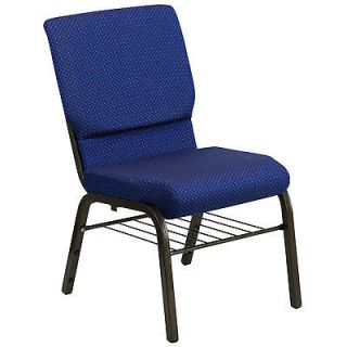 Capacity HERCULES Series 18.5 Church Chairs with Gold Vein Frames
