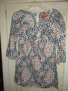 AUTH TORY BURCH ALEXIANE COVERUP TUNIC TOP BLOUSE 6 NEW SALE $235
