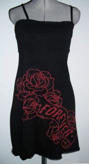 Lucky 13 Forever Dress. Black & red. size small