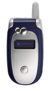 RB MOTOROLA V557 BLUE LOCKED TO AT&T GSM FLIP PHONE