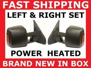 POWER HEATED SIGNAL TOWING TOW MIRROR (New Pair) (Fits Toyota Tundra