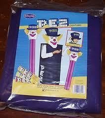 Pez Clown Costume child size 5 10
