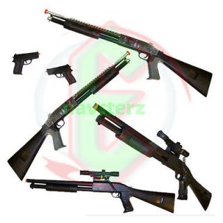 6x Lot Airsoft Guns TACTICAL Shotgun Rifle Pistols SWAT