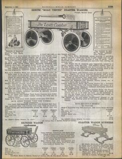 1925 AD The Zenith Coaster Wagon Northland Express Road King American