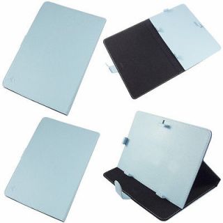 Blue Leather Pouch Cover Case for 10 Coby Kyros MID1024 MID1125