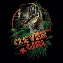 Park Movie Velociraptor Dinosaur Clever Girl Tee Shirt Adult S 3XL
