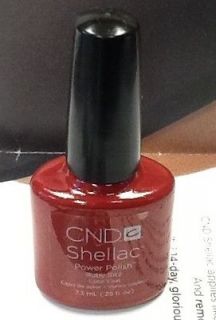 CND Shellac Red Glitter RUBY RITZ * HOLIDAY 2012 Limited Buy it B 4