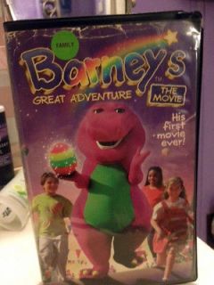 Barney   Barneys Great Adventure The Movie (VHS, 1998)
