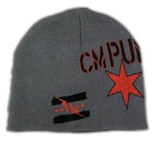 In CM Punk We Trust Gray Beanie Cap Hat WWE