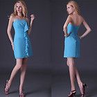 New Cocktail Skirt Bridesmaid Evening Party Dress Sweetheart Neckline