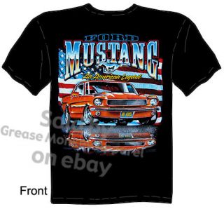 Ford Mustang T shirt, Pony Car T Shirts, 64 65 66 67 68 Tee, Sz M L XL