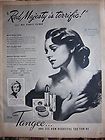 1947 Tangee Red Majesty Lipstick Cosmetic Mrs. Ronald Colman Ad