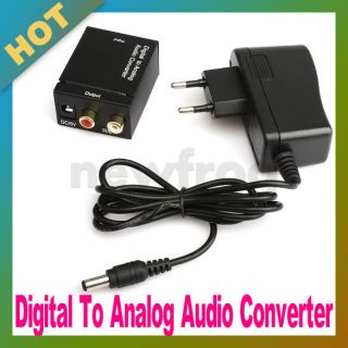 New Digital Optical Coaxial RCA Audio Adapter Converter HDTV Output to