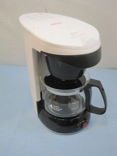 5026 TWO 2 SunBeam Coffee Pot 4 Cup Four Maker GUC