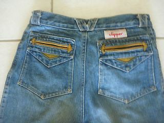 VINTAGE 1970S  BOUGHT IN ITALY SKINNY JEANS WITH LEATHER TRIM, GREAT