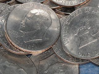 50 Bicentennial 1776 1976 Eisenhower Silver Dollars