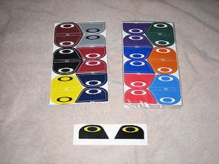 Oakley Football Eyeshield Visor stickers / decals