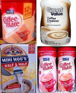 SIZE DAIRY OR NON DAIRY LIQUID OR POWDERED COFFEE CREAMER ~ PICK ONE