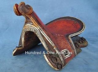 Antique Islamic Turkish Ottoman or Persian saddle 17th/18th century