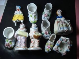 Huge Lot Made In Occupied China Shoes, Figurines, Clowns