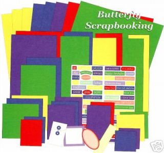 PRIMARY Collection 12X12 Scrapbook Kit COLORBOK NEW