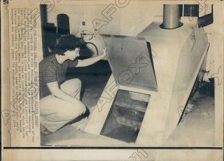 1974 Niece of Rockefeller with Clivus Multrum Waterless Toilet Press