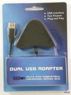PS2 PS1   Controller Converter to PS3 PC USB Adapter (KMD) NEW