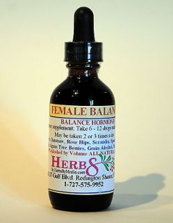 Herbs by Merlin FEMALE BALANCE (Balance Hormones) TINCTURE Organic 2