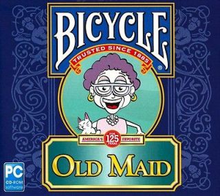 New Computer PC Video Game BICYCLE CARDS   OLD MAID (Fun Card Game