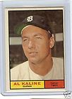 Detroit Tigers Al Kaline 1961 Topps # 429 Vg Cond