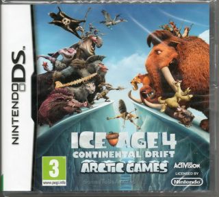 ICE AGE 4 CONTINENTAL DRIFT GAME DS DSi Lite 3DS ~ NEW / SEALED